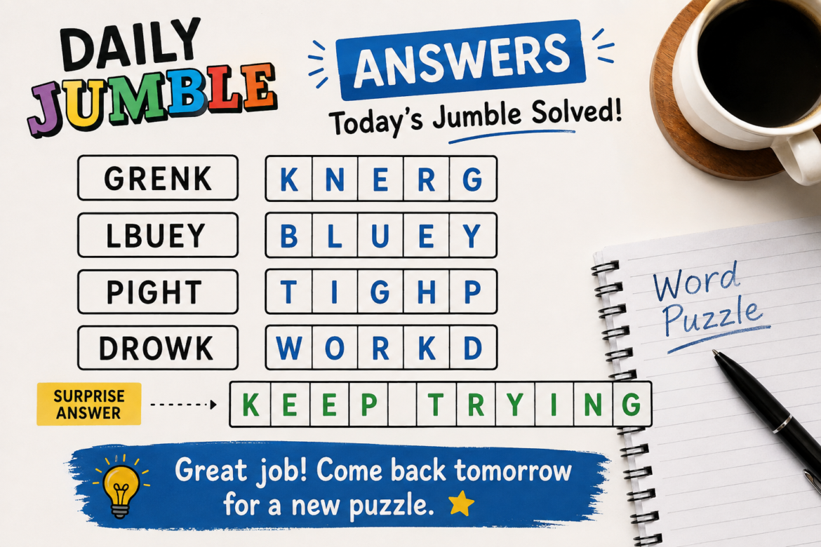 Daily Jumble Answers: A Helpful Guide to Solving the Daily Word Puzzle
