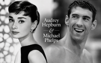 audrey hepburn and michael phelps
