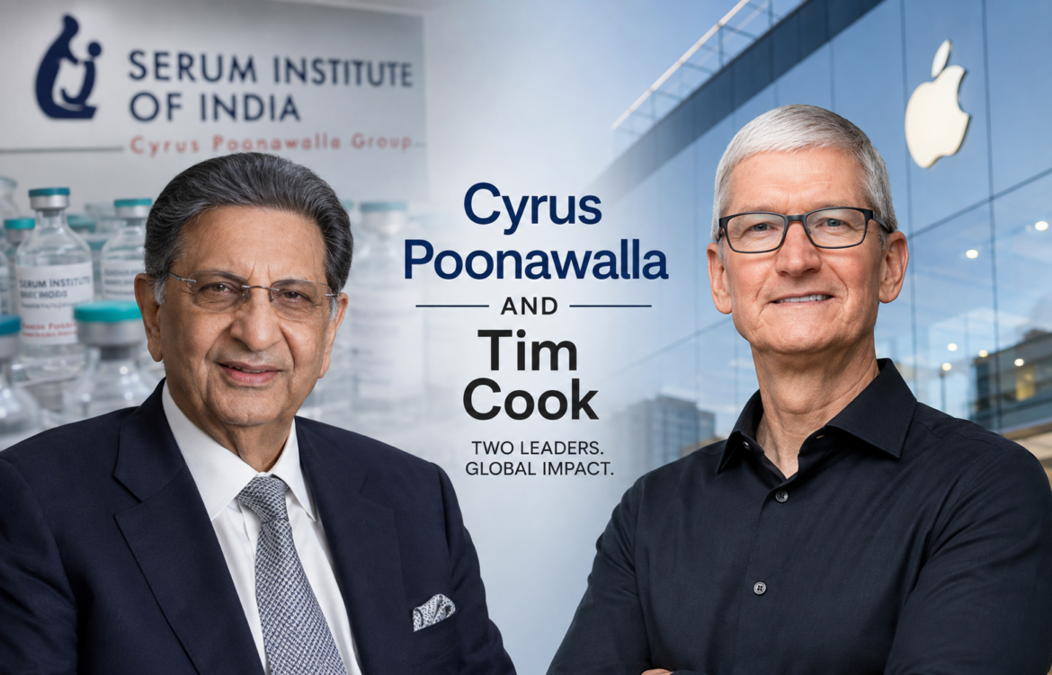 cyrus poonawalla and tim cook